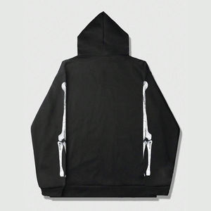 Sudadera con Capucha para Hombre, Estilo 2026, Personalizada con Estampado DTF de Calavera, de Alta Calidad, Informal, de Manga Larga, para Invierno, Forro Polar, Impermeable - Product Image 2