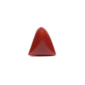 5.55 Carat Natural Red Coral Oval Cut Loose Gemstone for Fine Jewelry - Product Image 1
