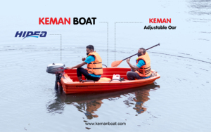 Bateau de sauvetage en plastique PE KEMAN professionnel à grande vitesse, 2,6 mètres, léger, forme en V profonde, utilisé pour les applications en plein air - Product Image 3