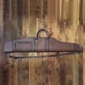 Leather Long Carry <b>Case</b> Outdoor Hunting Equipment Storage Bag Adjustable Strap Travel Utility Holder with Handle Design - Product Image 6