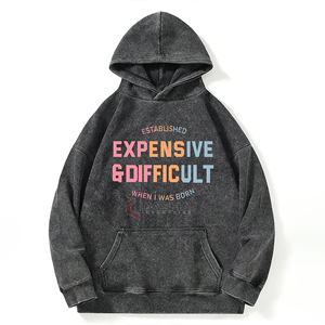 เสื้อฮู้ดดี้พรีเมียมสำหรับผู้ชาย |   ผ้าฝ้ายเฟรนช์เทอร์รี่เนื้อหนัก 100% |   พิมพ์ลายวินเทจโลโก้แบบกำหนดเอง |   ผู้ผลิต OEM แบบขายส่ง - Product Image 5