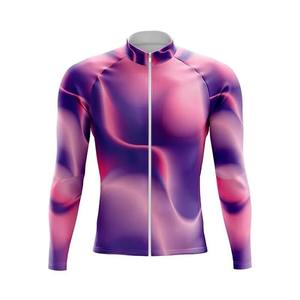 Jersey de Ciclismo de Montaña Personalizado para Hombre, de Secado Rápido, Transpirable, Manga Larga, Poliéster, Servicio OEM, Gran Venta - Product Image 2