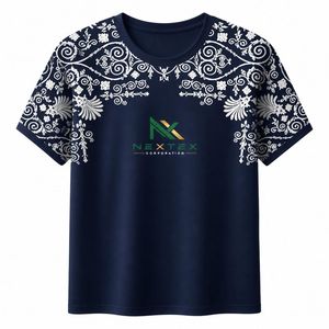Custom Baroque <b>Paisley</b> Print T-<b>Shirt</b> Men Shoulder Graphic Tee Streetwear Fashion Summer Top - Product Image 6