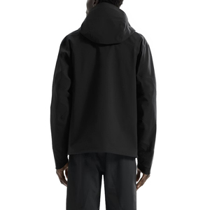 เสื้อแจ็คเก็ตผู้ชายสีดำกันน้ำมีฮู้ด ผ้า softshell ซิปแบบรูด ทรงปกติ ใส่ได้ทุกฤดู เหมาะสำหรับกิจกรรมกลางแจ้ง - Product Image 2