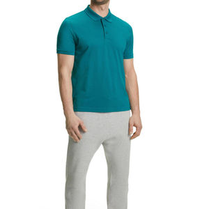 Polo en coton piqué de haute qualité à manches courtes, coupe classique, séchage rapide, respirant, couleur unie, avec logo personnalisé - Product Image 2