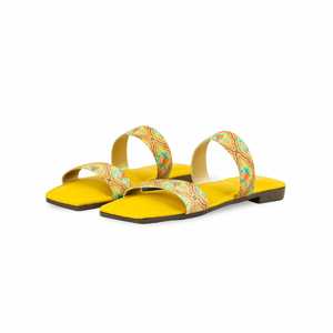 Pantoufles jaunes décontractées pour filles KD5597 - Product Image 3