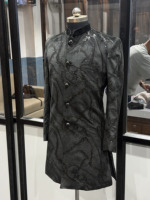 Chaqueta Sherwani Tradicional de Terciopelo Negro Bordado de Lujo para Hombre, Verano/Invierno, Sin Arrugas, Secado Rápido, Largo hasta la Rodilla, Estilo Indo-Occidental