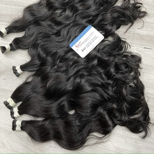 Cheveux naturels ondulés de qualité supérieure, soyeux et lisses, cuticules alignées, sans perte, prêts à être expédiés, 100% cheveux humains en lots. - Product Image 6