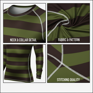Rashguard pour homme de haute qualité, UPF50+, antibactérien, tissu écologique durable, coupe confortable, séchage rapide, respirant - Product Image 6