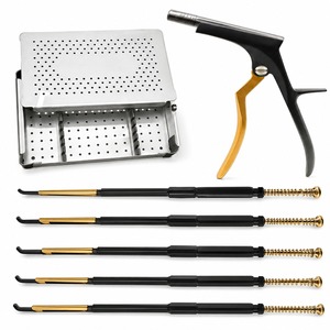 Ensemble d'instruments chirurgicaux orthopédiques pour la colonne vertébrale : Rongeur rotatif Kerrison interlaminar en acier inoxydable, manuel - Product Image 1