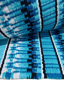 Sur mesure cheval équestre Western Show couverture de selle tapis de selle lourd épais professionnel taille 34x42 cuir marque estampage - Product Image 5