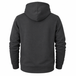 Sweat à capuche unisexe personnalisé vierge, doublé, respirant, imperméable, en polyester/coton, polaire d'hiver, broderie et impression OEM - Product Image 2