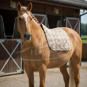 Équipement équestre, équestrisme, vêtements équestres, tapis de selle respirant pour chevaux, ensemble de tapis de selle de dressage, produits d'équipement d'équitation - Product Image 4