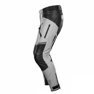 Pantalones de cuero para motocicleta más vendidos con costuras reforzadas, cintura ajustable y acabado suave para conducción en carretera. - Product Image 5