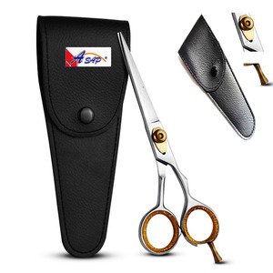 Professional Hairdressing Scissors 4Cr13 Stainless Steel Sharp Blade Short <b>Handle</b> Non-Foldable Right Handed Hair Cutting <b>Shears</b> - Product Image 4