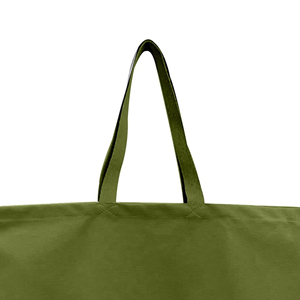 กระเป๋าผ้าแคนวาสธรรมดาขนาดใหญ่ สำหรับพิมพ์ลาย DIY  กระเป๋าหิ้วแบบเป็นมิตรกับสิ่งแวดล้อม - Product Image 4