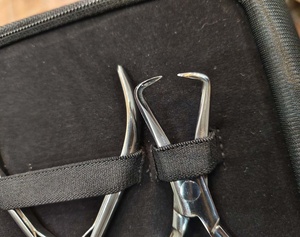 Juego de microalicates de 4 piezas de acero inoxidable profesional al por mayor Kit de herramientas para extensiones de pelo y abalorios para microabalorios - Product Image 6