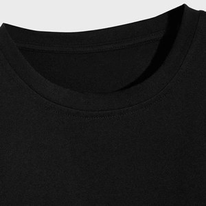 T-shirt texturé à col rond et manches courtes, décontracté, été, coupe ample, mélange de coton, ensemble de t-shirts décontractés, respirant, polyester - Product Image 5