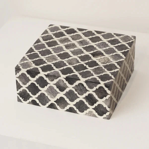 High Quality Bone Inlay <b>Jewellery</b> Organizer <b>Box</b> Handmade Wooden Decorative Gift Case for Women and <b>Girls</b> - Product Image 4