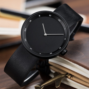 Reloj de Cuarzo Casual para Hombre - Correa de Aleación y Esfera con Números Romanos, Diseño Simple, Manecillas Fáciles de Leer - Product Image 1
