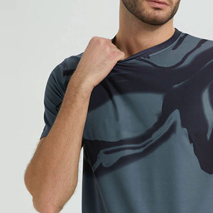 เสื้อยืดกีฬาผู้ชายพรีเมียมแบบซับลิเมชั่น - ออกแบบเองได้และพิมพ์ชื่อทีม 100% โพลีเอสเตอร์ แห้งเร็ว เป็นมิตรกับสิ่งแวดล้อม ระบายอากาศได้ดี - Product Image 6