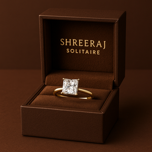 Princess Cut Lab Grown Diamond Engagement <b>Ring</b> for Women in 14K 18K Solid Gold IGI Certified <b>Solitaire</b> Diamond <b>Ring</b> Wholesale - Product Image 3