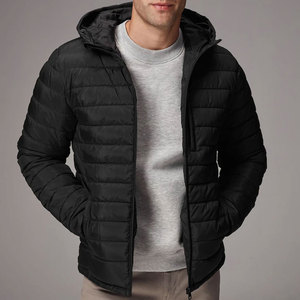 Custom Color Size and Logo Zipper Closer Full Sleeve Waterproof Puffer Jacket Best Quality Men's Puffer Jackets - Product Image 4