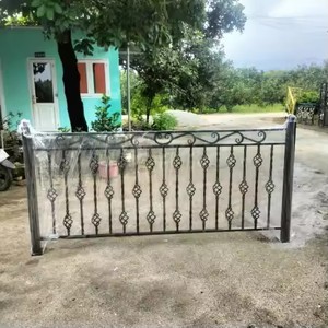 Custom Wrought Iron Balcony Railing Panels – Decorative Iron Railings with Powder Coated Finish for Outdoor Use and Durability - Product Image 5