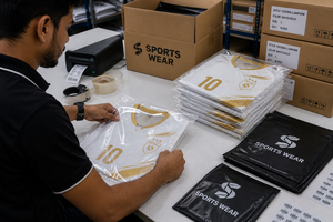 Ensemble de maillots de football noirs personnalisés pour hommes, uniforme de football par sublimation, kit d'entraînement respirant à séchage rapide, vêtements d'équipe, shorts, logo personnalisé - Product Image 5