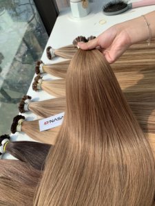 Prix d'usine Cheveux humains naturels en vrac Ondulation naturelle Couleurs foncées Platine Extensions de cheveux humains 100% vietnamiens Haute qualité - Product Image 4