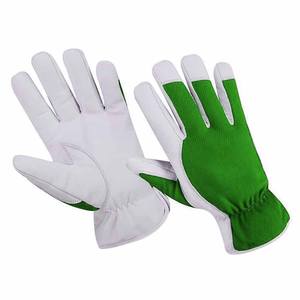 Gants de sécurité industriels unisexes en cuir de chèvre pleine fleur haute performance pour travaux lourds et jardinage, avec logo personnalisé - Product Image 3