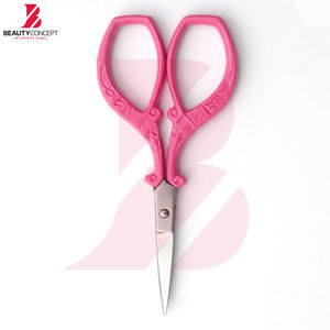 Tijeras para Cutículas Rosadas con Mango Ergonómico, Acero Inoxidable Afilado, Herramienta de Manicura y Pedicura para Profesionales - Product Image 4