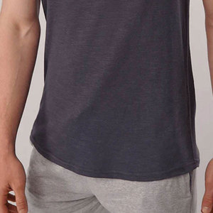 Workout Wear Custom Made Eco-Friendly Tank Top for Men Gym Clothing Breathable Quick Dry BLACK <b>LEAF</b> Made in Pakistan - Product Image 4