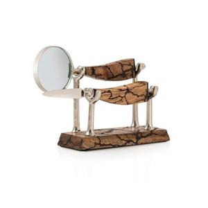 Lunettes grossissantes décoratives pour fournitures de bureau avec support pour ouvre-lettre, base noire, objet de décoration de table - Product Image 6