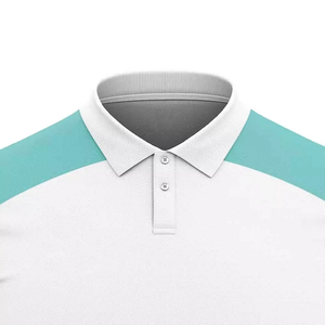 Camisas de Hombre para Negocios, al por Mayor, con Logotipo Bordado en el Cuello, Manga Corta, Transpirables, de Algodón Tejido, con Bolsillo, Estilo Urbano - Product Image 3