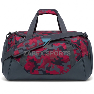 Zabex Sports Custom Premium <b>Foldable</b> Lightweight <b>Travel</b> Duffel <b>Bag</b> Zipper Large Capacity Adjustable Shoulder Strap for Gym - Product Image 6