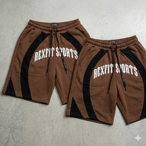กางเกงขาสั้นลำลอง Rexfit Sports แบบสั่งทำพิเศษ เอวยางยืด มีเชือกผูก เหมาะสำหรับการฝึกซ้อม ผ้าหนา ใส่ได้ทั้งฤดูหนาวและฤดูร้อน กางเกงออกกำลังกาย - Product Image 5