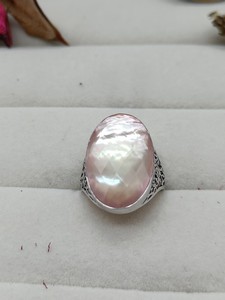 Anillo de Cuarzo Celestial con Madreperla para Mujer, Elegante Joya con Piedra Preciosa, Anillo Brillante para Regalos de Boda y Fiesta - Product Image 4