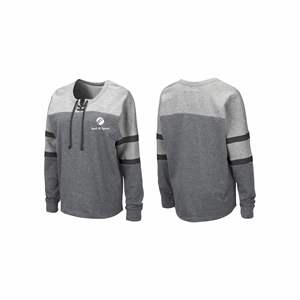 เสื้อสเวตเชิ้ตโอเวอร์ไซส์ปักโลโก้ตามสั่งสำหรับผู้ชาย เสื้อสเวตเชิ้ตถักสำหรับฤดูใบไม้ร่วง สีทูโทน สไตล์ลำลอง แฟชั่นสำหรับผู้ใหญ่ - Product Image 3