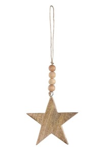 Ornements de Noël en bois naturel pour la décoration festive de l'arbre, les fêtes à la maison et les célébrations - Product Image 4