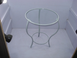 <b>Iron</b> Powder Coated Wire Frame Glass Top Antique Luxury Coffee <b>Table</b> - Product Image 1