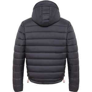 Chaqueta Acolchada para Hombre con Capucha Desmontable, Chaqueta Ligera para Exteriores - Product Image 3