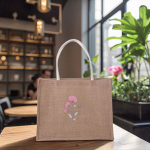 Sac de transport en jute durable avec impression personnalisée pour une utilisation promotionnelle - Product Image 3