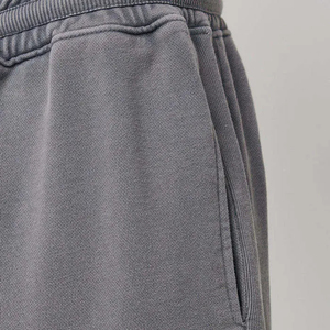 Pantalon de jogging pour homme en polyester délavé à l'acide, avec cordon de serrage et poches, style streetwear, collection 2026 – Vente en gros - Product Image 5