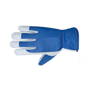 Guantes de dedo completo, azul, blanco, poliéster, antideslizantes, para exteriores, unisex, para todas las estaciones - Product Image 3