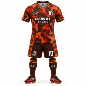 Conjunto de Uniforme de Fútbol Personalizado para Hombre, Ropa Deportiva para Adultos y Niños, Uniforme de Fútbol Personalizado con Nombre, Número y Logotipo - Product Image 1