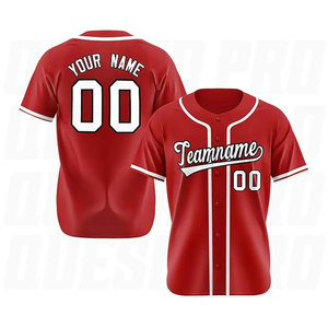 Camisetas de Béisbol Personalizadas al por Mayor para Jóvenes y Hombres, Camisetas de Equipo Sublimadas con Rayas Vintage, Logotipos y Nombres Personalizados - Product Image 1