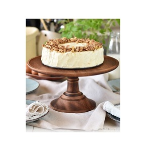 Soporte de Madera Rústico Decorativo para Postres, Pasteles, Cupcakes, Productos de Panadería y Dulces con Acabado Natural - Product Image 1