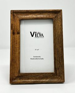 ADC Classic Dark Walnut Finish Wooden Frame <b>Picture</b> Frame Brown Rectangle Display <b>Holder</b> - Product Image 1