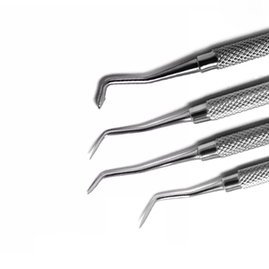 Kit d'outils dentaires en acier inoxydable de classe I, couleur argent, Tegra, comprenant une spatule à ciment Hollenback Carver et un ensemble de modelage de cire, instrument médical - Product Image 4